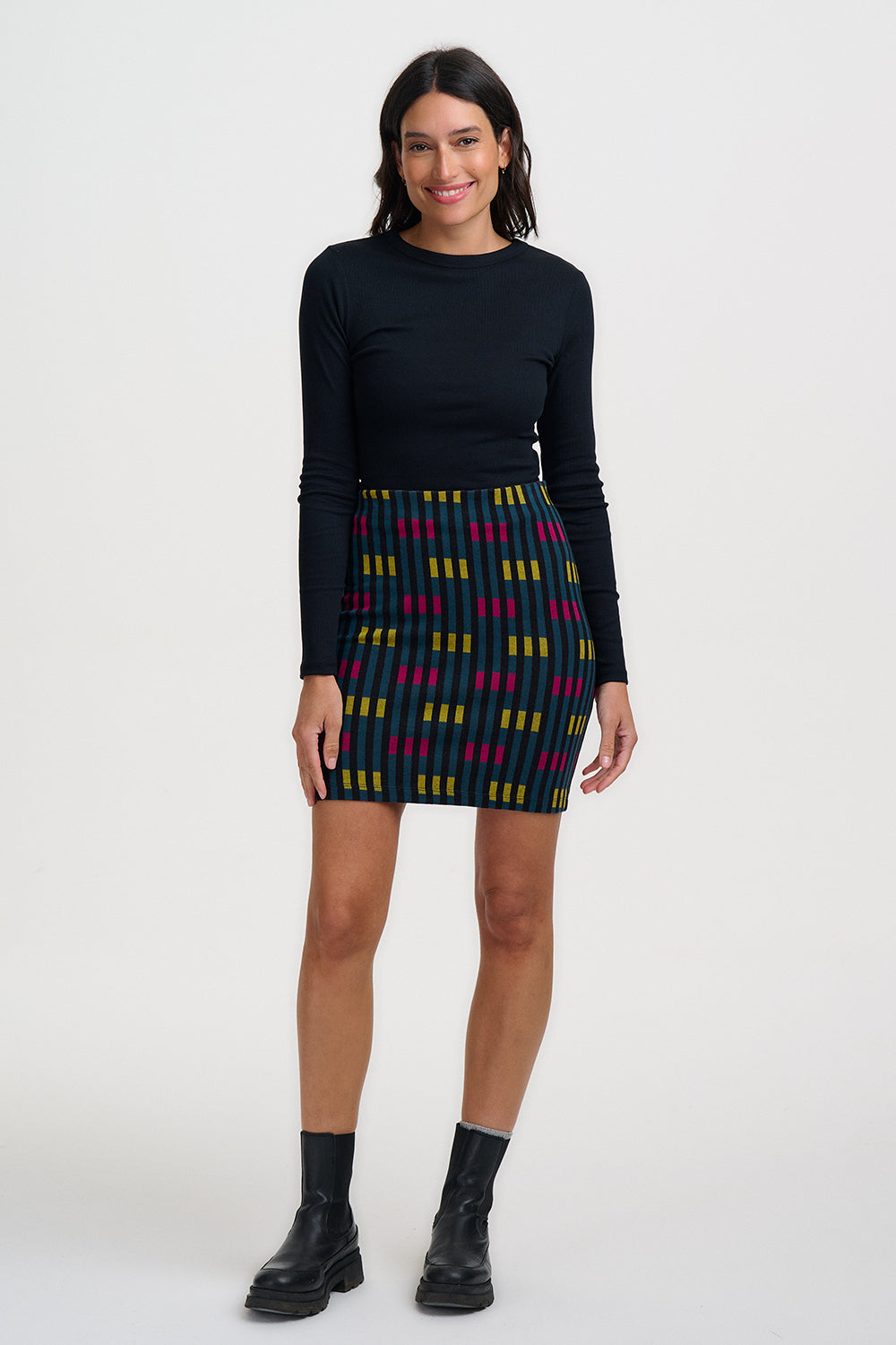 Falda SUGARHILL Litzy Petrol Lights — vista 7