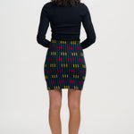 Falda SUGARHILL Litzy Petrol Lights — vista 8