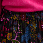 Falda SUGARHILL Zora Midi Black Jungle — vista 4