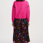 Falda SUGARHILL Zora Midi Black Jungle — vista 5