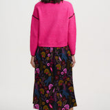 Falda SUGARHILL Zora Midi Black Jungle — vista 5