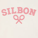 Camiseta SILBON Raqueta Media Crema