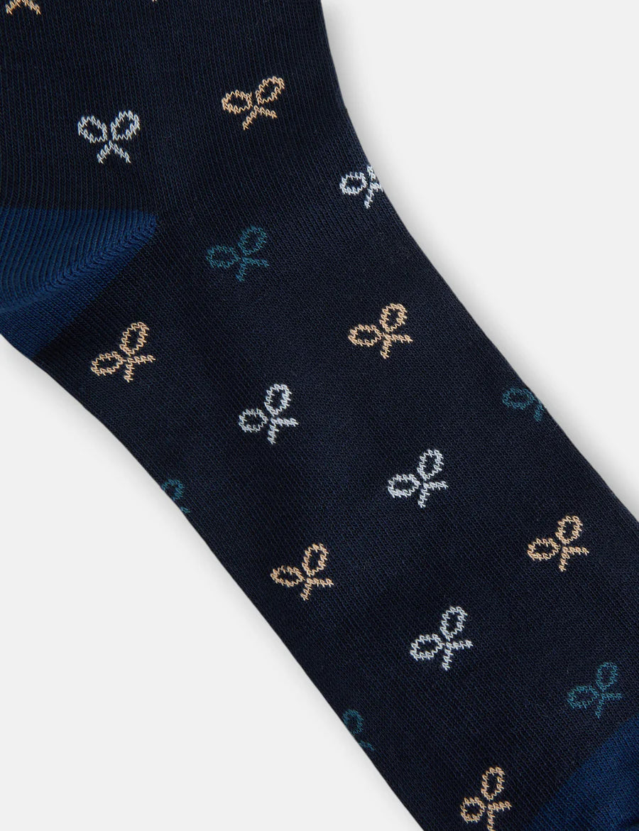 Calcetines SILBON Multiraquetas Colores Azul
