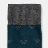 Calcetines SILBON Multiraquetas Verde Oscuro