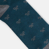 Calcetines SILBON Multiraquetas Verde Oscuro
