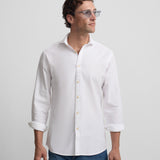 Camisa SILBON Sport Lino Blanco