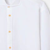 Camisa SILBON Sport Lino Blanco