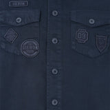 Sobrecamisa SILBON Parches Azul Marino