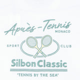 Camiseta SILBON Apres-Tennis Blanca