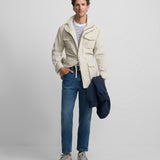 Chaqueta Parka SILBON Parches Piedra