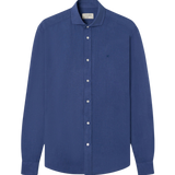 Camisa SILBON Sport Lino Azul Marino
