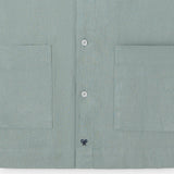 Camisa SILBON Pockets Lino Verde Medio
