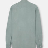 Camisa SILBON Pockets Lino Verde Medio