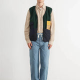 Chaleco EDMMOND Shearling Dark Green