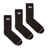 Pack de 3 Calcetines DIESEL Crew Sport Socks Negro