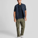 LYLE &amp; SCOTT Plain Dark Navy Polo