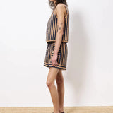 French Reversible Vest Camila Bleu Jean