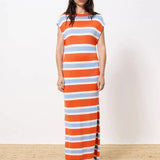 Französisches Alette Rotes Kleid