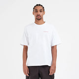 Camiseta LAST RESORT AB Atlas Monogram White Brick Red