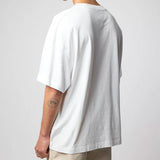 BLUE BANANA – Weißes T-Shirt mit Herztasche 