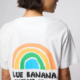 Camiseta BLUE BANANA Rainbow White