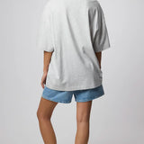 Camiseta BLUE BANANA Heart Pocket Light Grey Melange