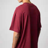 BLUE BANANA – Burgunderrotes T-Shirt mit Patch 