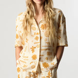 Camisa BLUE BANANA Woman Tile Ecru