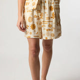 BLUE BANANA Woman Tile Ecru Shorts 