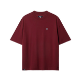 BLUE BANANA – Burgunderrotes T-Shirt mit Patch 