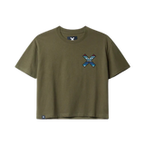 BLUE BANANA Classic Woman Khaki T-shirt 