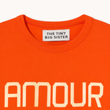Sudadera THE TINY BIG SISTER Amour Summer Red