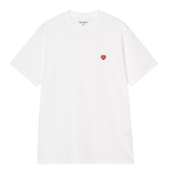 Camiseta Carhartt S/S Small Heart T-Shirt White/Red