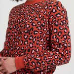 Sudadera SUGARHILL Noah Rust Leopard — vista 4