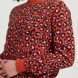 Sudadera SUGARHILL Noah Rust Leopard — vista 4