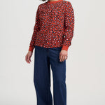 Sudadera SUGARHILL Noah Rust Leopard — vista 5
