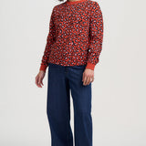 Sudadera SUGARHILL Noah Rust Leopard — vista 5