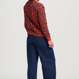 Sudadera SUGARHILL Noah Rust Leopard — vista 6
