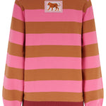 Sudadera SUGARHILL Mindy Pink Brown Stripe — vista 6
