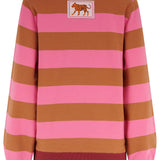 Sudadera SUGARHILL Mindy Pink Brown Stripe — vista 6