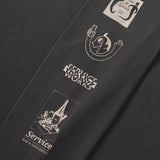 Camiseta SERVICE WORKS Bootleg Charcoal