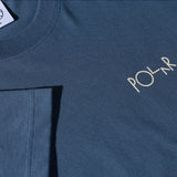 Camiseta POLAR SKATE CO Contrast Stroke Logo Grey Blue