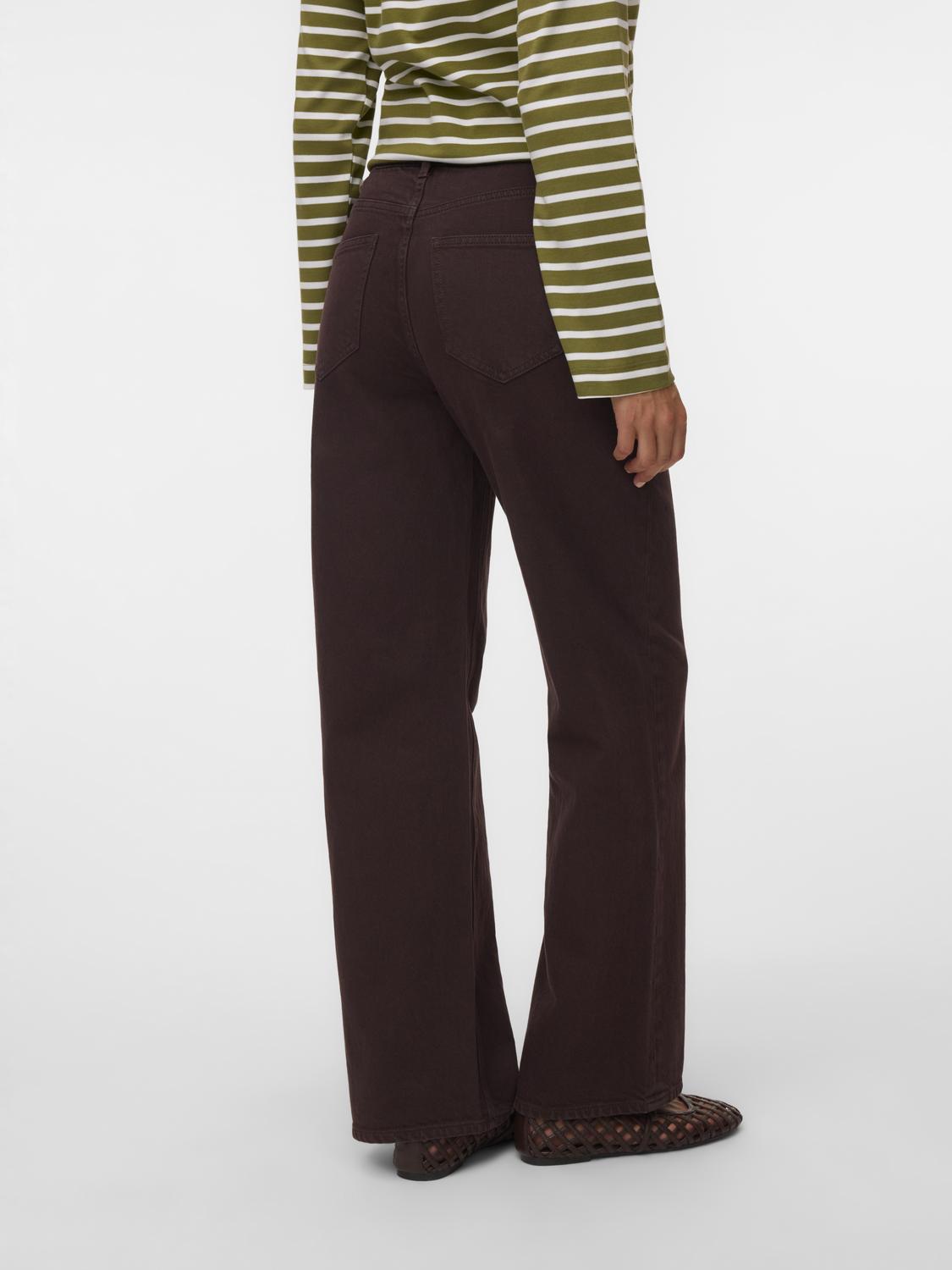 Jeans VERO MODA VMTESSA Chocolate torte - ECRU