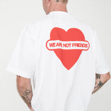 Camiseta WE ARE NOT FRIENDS Union Love Boxy