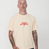 Camiseta WE ARE NOT FRIENDS Bold Love Off White