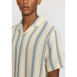 REVOLUTION Cuban 3163 Blue Shirt