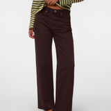 Jeans VERO MODA VMTESSA Chocolate torte - ECRU