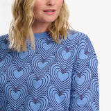 Sudadera SUGARHILL Noah Blue, Heart Explosion