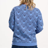 Sudadera SUGARHILL Noah Blue, Heart Explosion