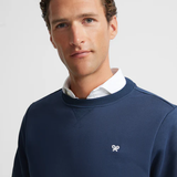 SILBON Minilogo Navy Blue Sweatshirt